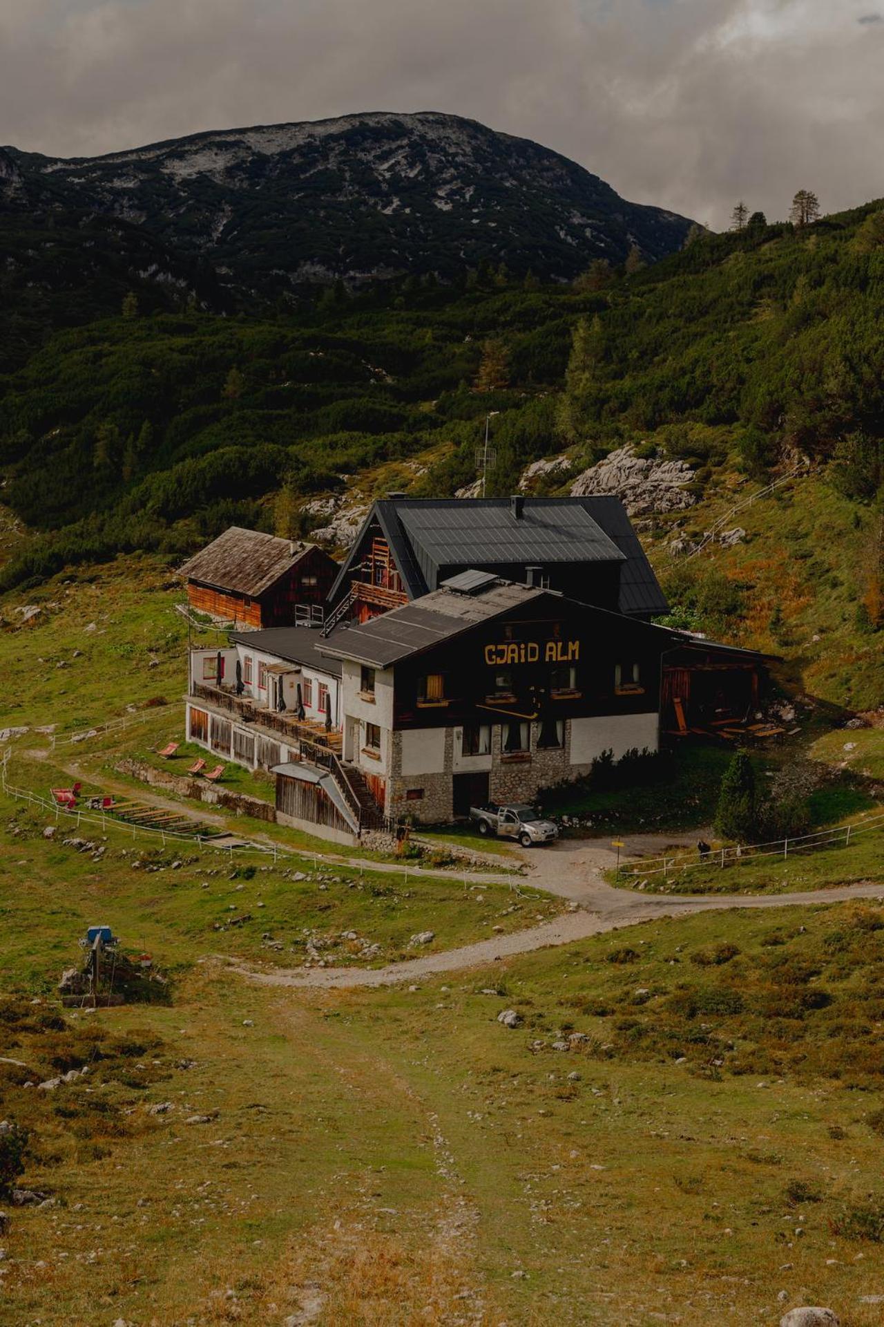 Gjaid-Alm 1739M Am Dachstein-Only Accessible By Cable Car Hotel Obertraun Kültér fotó
