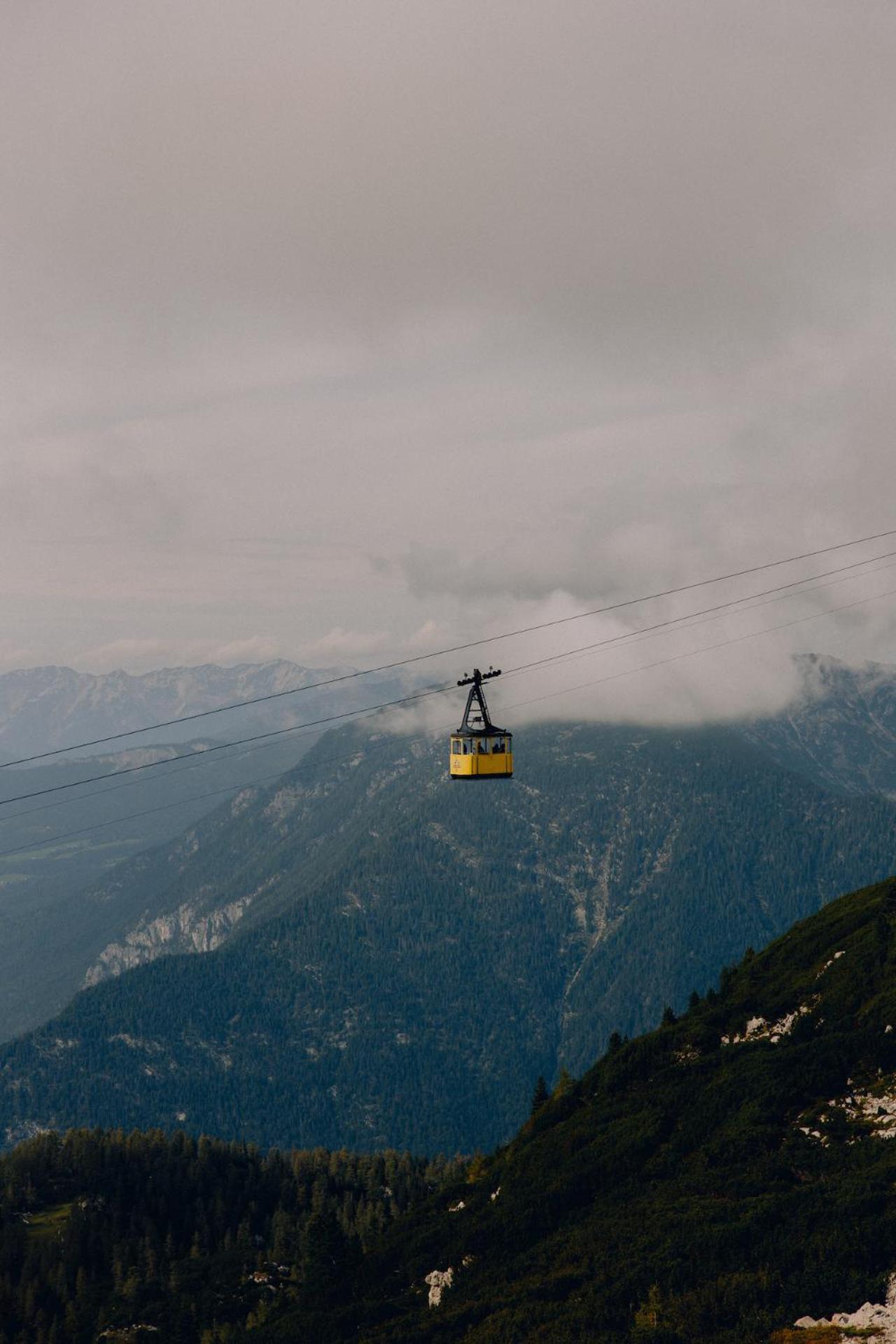 Gjaid-Alm 1739M Am Dachstein-Only Accessible By Cable Car Hotel Obertraun Kültér fotó